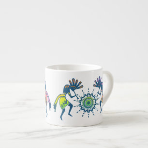 Tasse Expresso Native Americans Culture - Sun Dancing Kokopelli 5