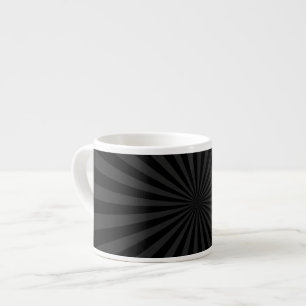 Tasse Expresso Noir et charbon de bois Personnaliser de la flambé