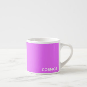 Tasse Expresso Nom de couleur pourpre cosmos