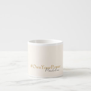 Tasse Expresso Nom personnalisé - Don d'autonomisation Girlboss -