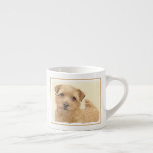Tasse Expresso Norfolk Terrier Peinture - Art Chien original