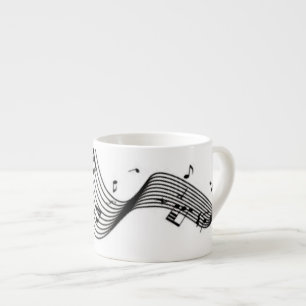 Tasse Expresso Notes musicales