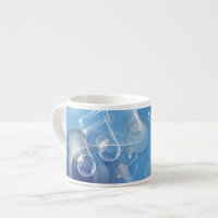 Notes musicales en verre d'Imaginaire