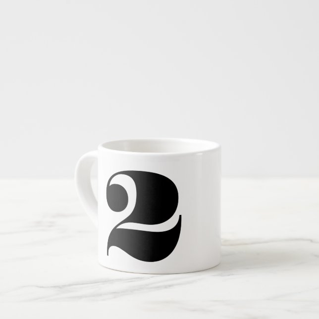 Tasse Expresso Numéro Espresso Café Mug (Devant gauche)
