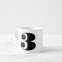 Numéro Espresso Café Mug