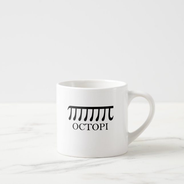 Tasse Expresso Octopi - Funny Pi Octopus Math (Droite)