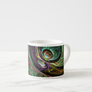 Tasse Expresso Oeil aux yeux Art Abstrait Espresso Mug
