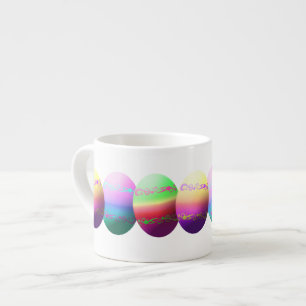 Tasse Expresso Oeufs de Pâques colorés Espresso Mug