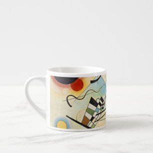 Tasse Expresso OEuvre d'expressionniste abstraite moderne de Kand