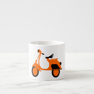 Tasse Expresso Orange de scooter