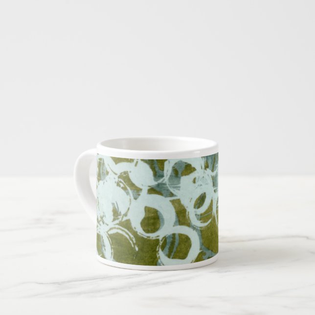 Tasse Expresso Orbes vertes I (Devant gauche)