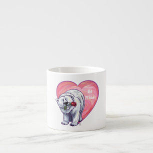 Tasse Expresso Ours polaire Saint Valentin