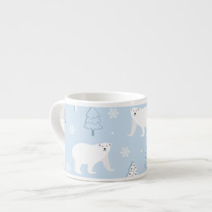 Tasse Expresso Ours polaires mignons