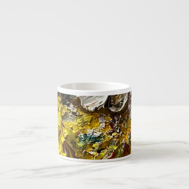Tasse Expresso Palette de l'artiste #1 (Devant)