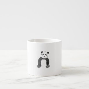 Tasse Expresso Panda noir et blanc