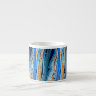 Tasse Expresso Panneaux patinés à grange bleue
