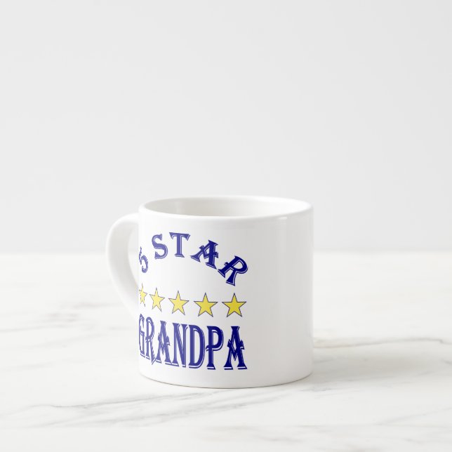 Tasse Expresso Papi cinq étoiles (Devant gauche)