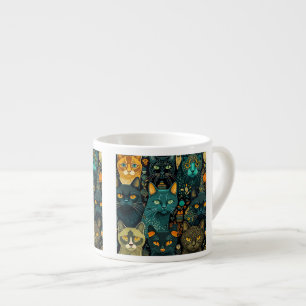 Tasse Expresso Papier peint Chats Espresso Mug