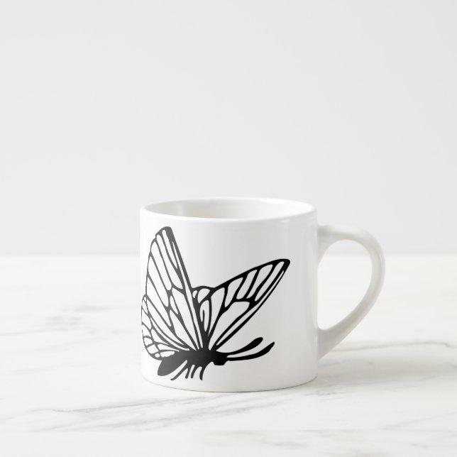 Tasse Expresso papillons-papillons-papillons-insectes-animaux (Droite)