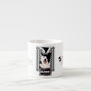 Tasse Expresso Pâques - un certain lapin vous aime - border