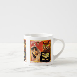 Tasse Expresso Parodie d'écureuil de l'espace extra-atmosphérique