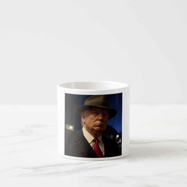 Tasse Expresso Parrain de l'Amérique Don J. Trump (Devant)