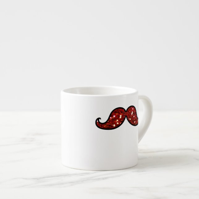 TASSE EXPRESSO PARTIES SCINTILLANTES IMPRIMÉES PAR MOUSTACHE (Devant droit)