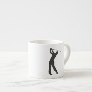 Tasse Expresso Partouzeur de golf personnalisable