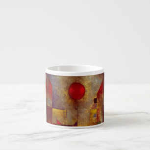 Tasse Expresso Paul Klee Red Balloon Abstrait Coloré Art 