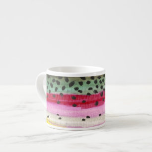 Tasse Expresso Pêche à la truite arc-en-ciel