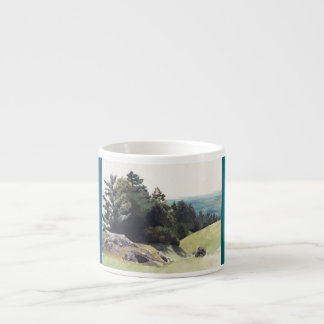 Tasse Expresso Peinture du paysage côtier de Californie
