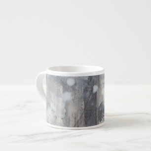 Tasse Expresso Peinture grise contemporaine