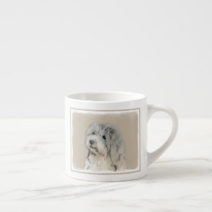 Tasse Expresso Peinture Havanaise (Gold Sable) - Art Chien origin