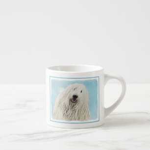 Tasse Expresso Peinture Komondor - Cute Original Chien Art