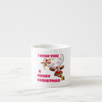 PÈRE NOËL REINDEER VOUS SOUHAITE UNE JOLIE NOËL