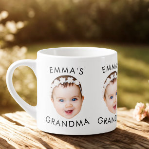 Tasse Expresso Personnalisé Baby Face Mug Maman Grand-mère Grand-