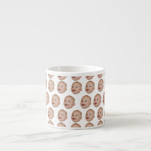 Tasse Expresso Personnalisé Plusieurs Visages Anniversaire Fête P