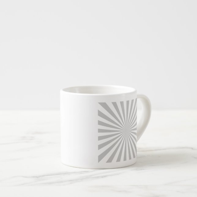 Tasse Expresso Personnaliser classique Grey Burst Roue de rotatio (Devant droit)