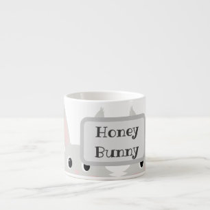 Tasse Expresso Personnalisez Honey Bunny Cute Spécialité Mug