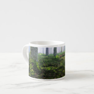 Tasse Expresso Photo de forêt brumeuse silencieuse