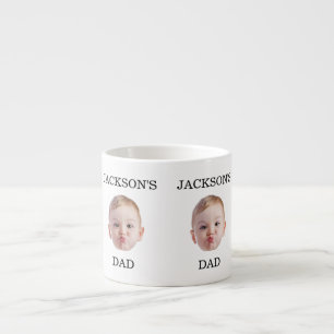 Tasse Expresso Photo personnalisée du visage de bébé, personnalis