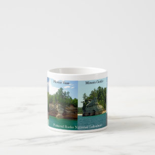 Tasse Expresso Photo Rocks National Lakeshore espresso mug