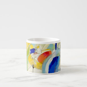 Tasse Expresso PixDezines Kandinsky 1913 Bataille Navale Improv 3