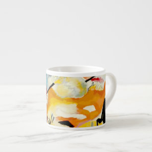 Tasse Expresso PixDezines Kandinsky 1913 Bataille Navale Improv 3