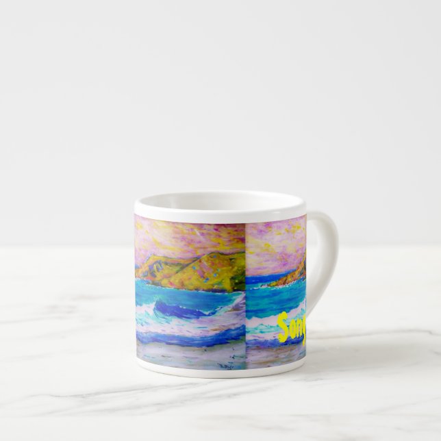 Tasse Expresso Plage Sea Song (Devant droit)
