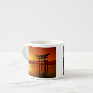 Tasse Expresso Porte O-Torii, sanctuaire Itsukushima, Miyajima,