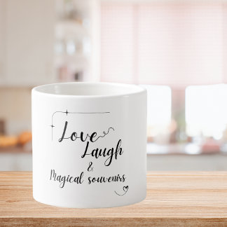 Tasse Expresso Positivity love white Specialty Mug