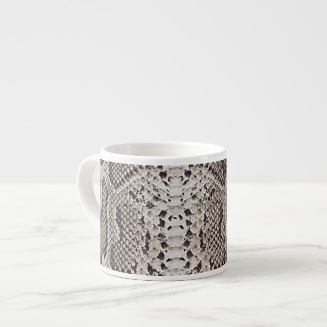 Tasse Expresso Poster de animal de peau de serpent (Devant gauche)