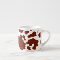 Pots Brown de vache modernes Imprimer