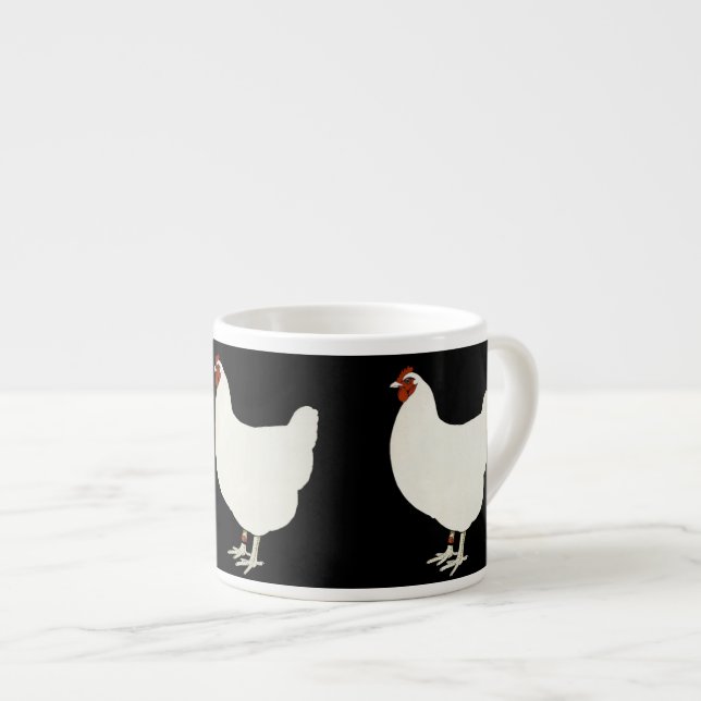 Tasse Expresso Poulet (Devant droit)